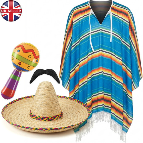 Sombrero mexican poncho - sombrero,,