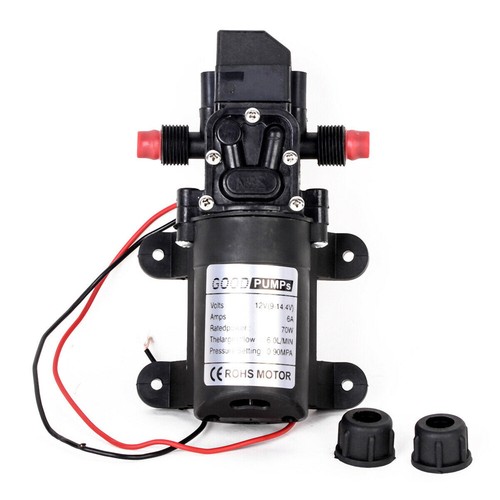 12v 130psi water pump self - water,