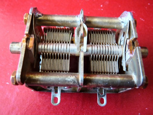 100pf twin silver plated brass - silver,