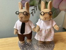 Sylvanian Families/Simba Bear Forest 1980s 6” Rabbit Figures Vintage