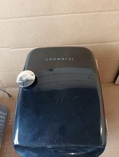 CROWNFUL Mini Fridge, 4 Liter 6 Can Portable Cooler and Warmer, Personal Fridge 
