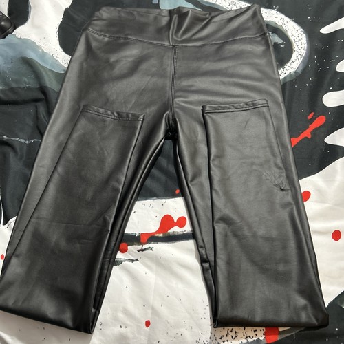 Pvc leggings size 10 - leggings,