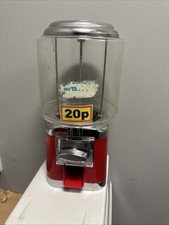 Beaver / SFS Style Sweets Gumball Vending Machine 20p Coin Operated  Red #10