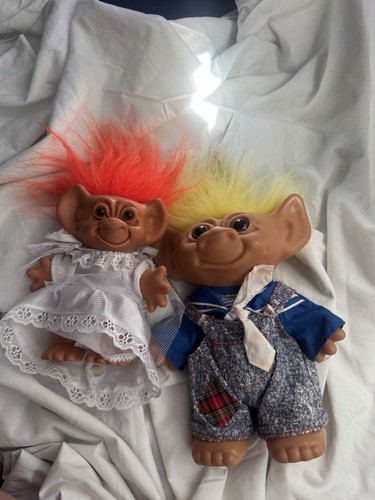 Uneeda vintage troll doll - uneeda, set