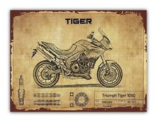 Triumph Tiger Style Motorcycle