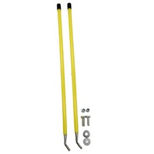 TMP Snow Shield Marker Rods Set 43cm / 35° - Yellow