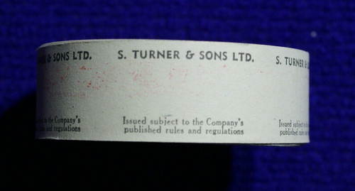Turner sons ltd setright - turner,