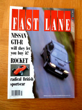 Fast Lane Magazine July 1991 Nissan GTI-R,Audi 100, Mini Cooper, Citroen XM