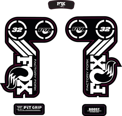 Fox factory forks decals - fox, 32