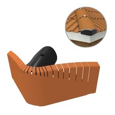 Terracotta Hip End Tile Closer