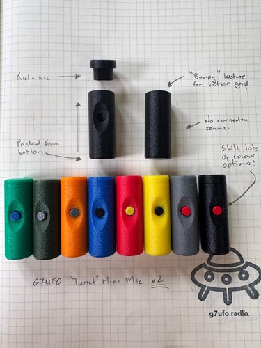 G7ufo mini mic - mini, kx2