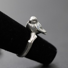 James Avery 925 Sterling Silver Bird On A Branch 3D Style Ring 10.2g Size 7