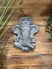 STONE GARDEN GANESH GANESHA BUDDHA WALL PLAQUE ORNAMENT