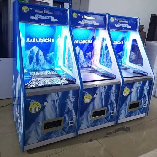 Coin pusher machine - machine, game
