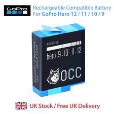 GOPRO  Rechargeable Compatible Battery For Hero 12/11/10/9 _ 1800mAh_OCC