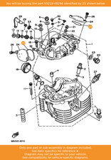 YAMAHA O-ring, 93210-49296 OEM