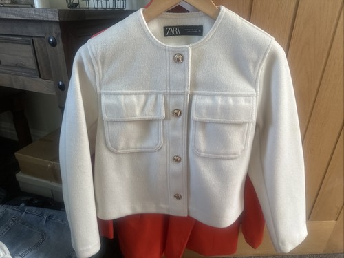 Zara wool blazer cropped - xs,