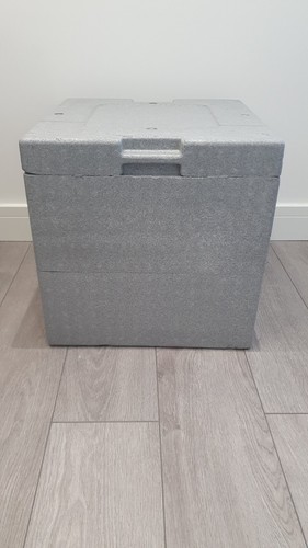 Grey polystyrene box - polystyrene, storage