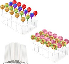 2PCS Cake Pop Stand with 20