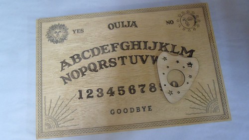 Wooden ouija board - wooden,