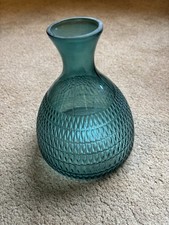 Turquoise/blue Glass Vase