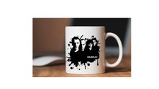 COLD PLAY MUG...YELLOW....UNOFFICIAL MUSIC GIFT IDEA