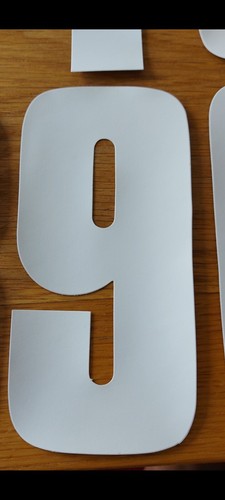 Wheelie bin number decal - number, 9