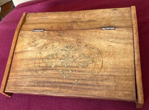 Vintage teak writing - teak, box