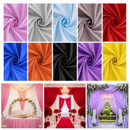 10m wedding backdrop curtains - 10m,