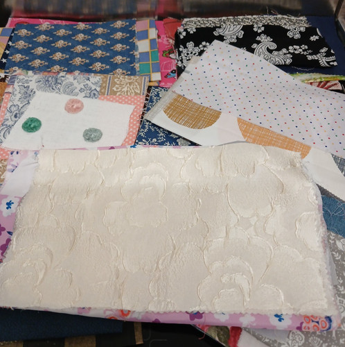 Fabric remnants scrap - fabric,