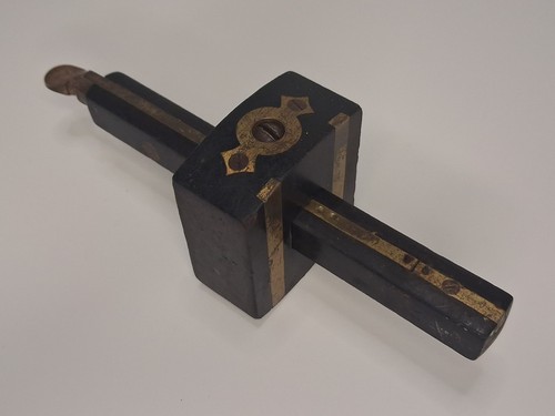 Vintage mortice gauge brass - mortice, gauge,