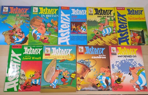Vintage asterix books - x,