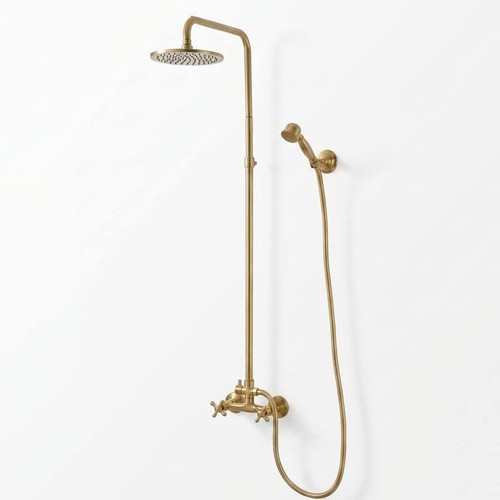 Marino exposed pipe shower - exposed,