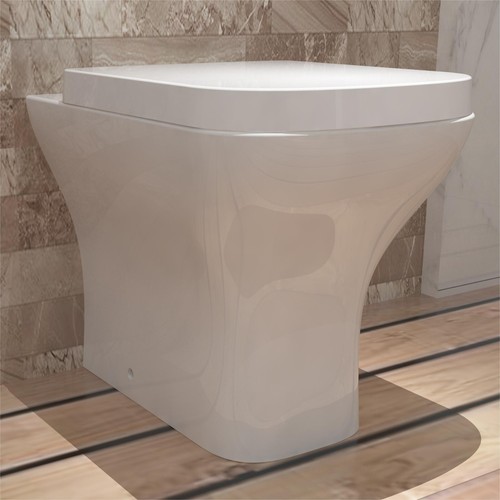 Back wall toilet pan with - toilet,