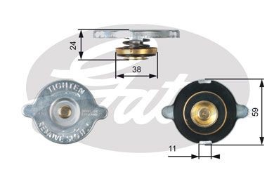 Gates radiator cap for - radiator,