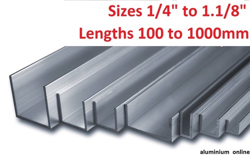 Aluminium channel profile - u,