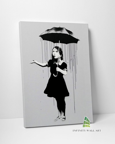 Banksy umbrella girl nola - umbrella,