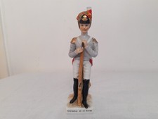 Vintage Grenadier De La Garde French Soldier Porcelain Figurine Napoleonic Wars