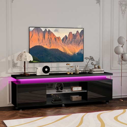 150cm high gloss door unit - high,