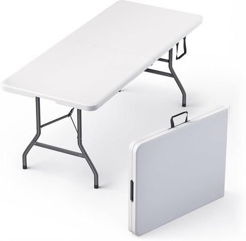 6ft plastic folding table - plastic,