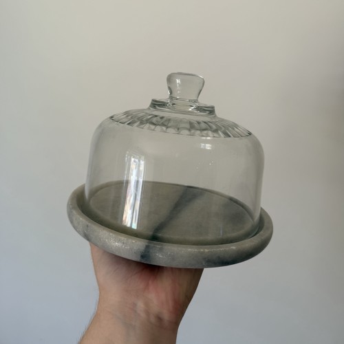 Cloche with marble base - cloche,