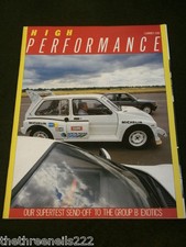 WHAT CAR - HIGH PERFORMANCE -