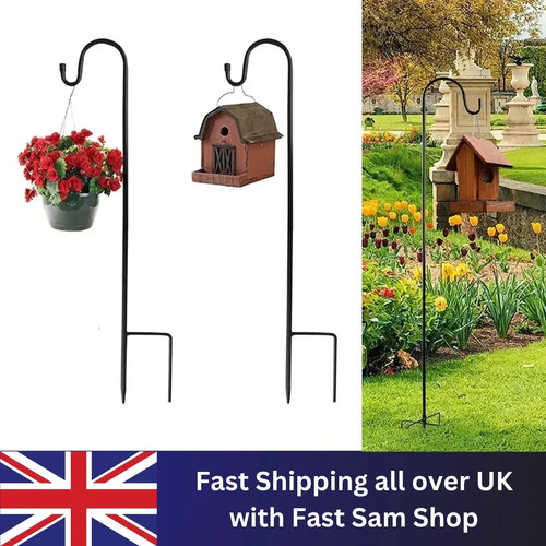 Metal shepherd crook hook - shepherd,