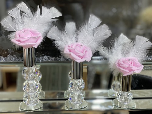 3pcs crystal ball vase - 3pcs,