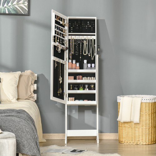 Mirrored jewellery cabinet - mirrored,