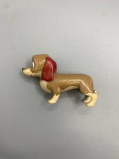 Miniature brown dachshund