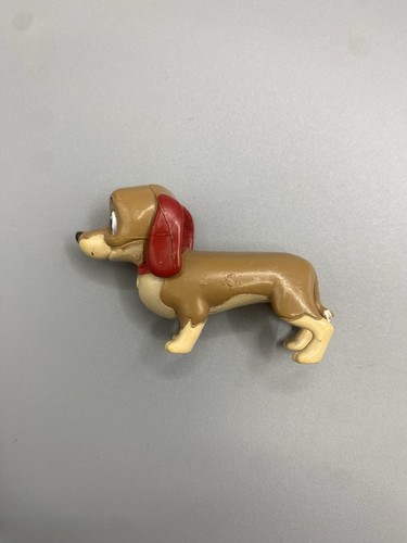 Miniature brown dachshund