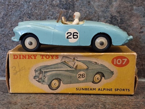 Dinky toys 107 sunbeam alpine - dinky,