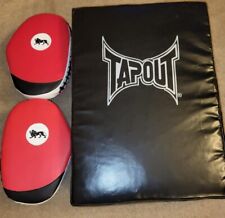 Boxing kick Pad and Hand Pads - Taekwondo Karate Kick boxing - Red Black