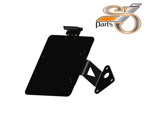 License plate holder side - license,